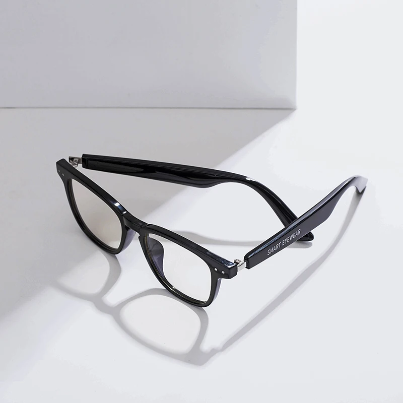 

KX01B Smart Glasses Wireless Bluetooth Hands-Free Calling o Open Ear Anti-Blue Light Lenses Glasses
