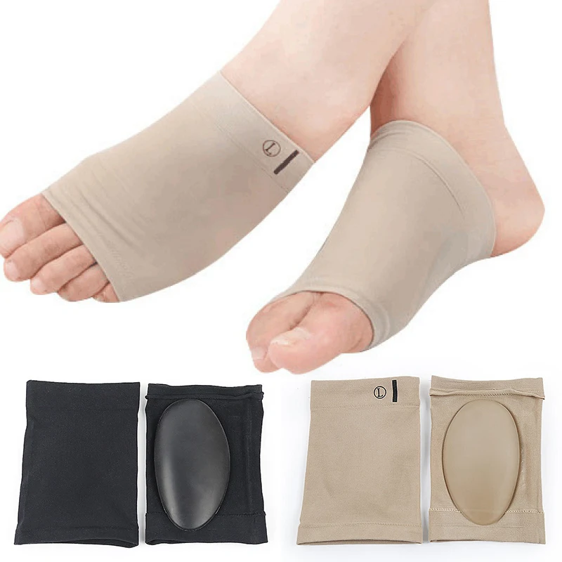 

Feet Care Elastic Braces Bandage Silicone Toed Correction Arch Orthotics Flatfoot Massage Pad Socks