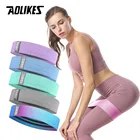 Новинка, противоскользящая лента AOLIKES для занятий йогой, тренажерного зала, фитнесом, Резиновая лента для упражнений, плетеная эластичная лента, эластичная лента для подтяжки бедер