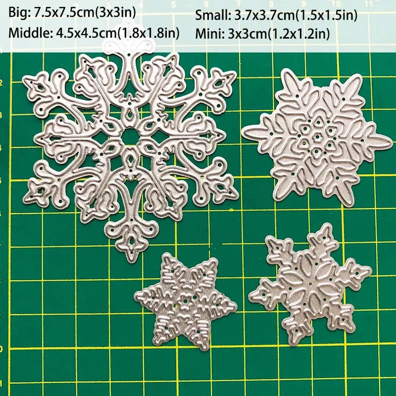 Snowflake dies cut 1 шт.ножи для вырубки скрапбукинг FEESTIGO штампы для скрапбукинга рождество плашка скрапбукинг ножи для вырубки - Цвет: Snowflake dies cut
