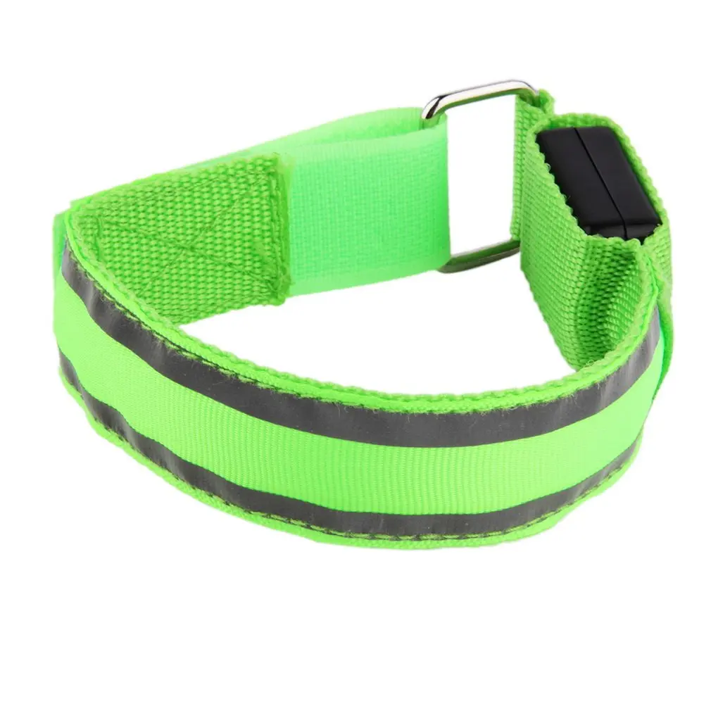 

Stylish LED Arm Bands Lighting Armbands Leg Safety Bands for Cycling/Skating/Party/Shooting 7 Colors Outdoor Sports Accessory