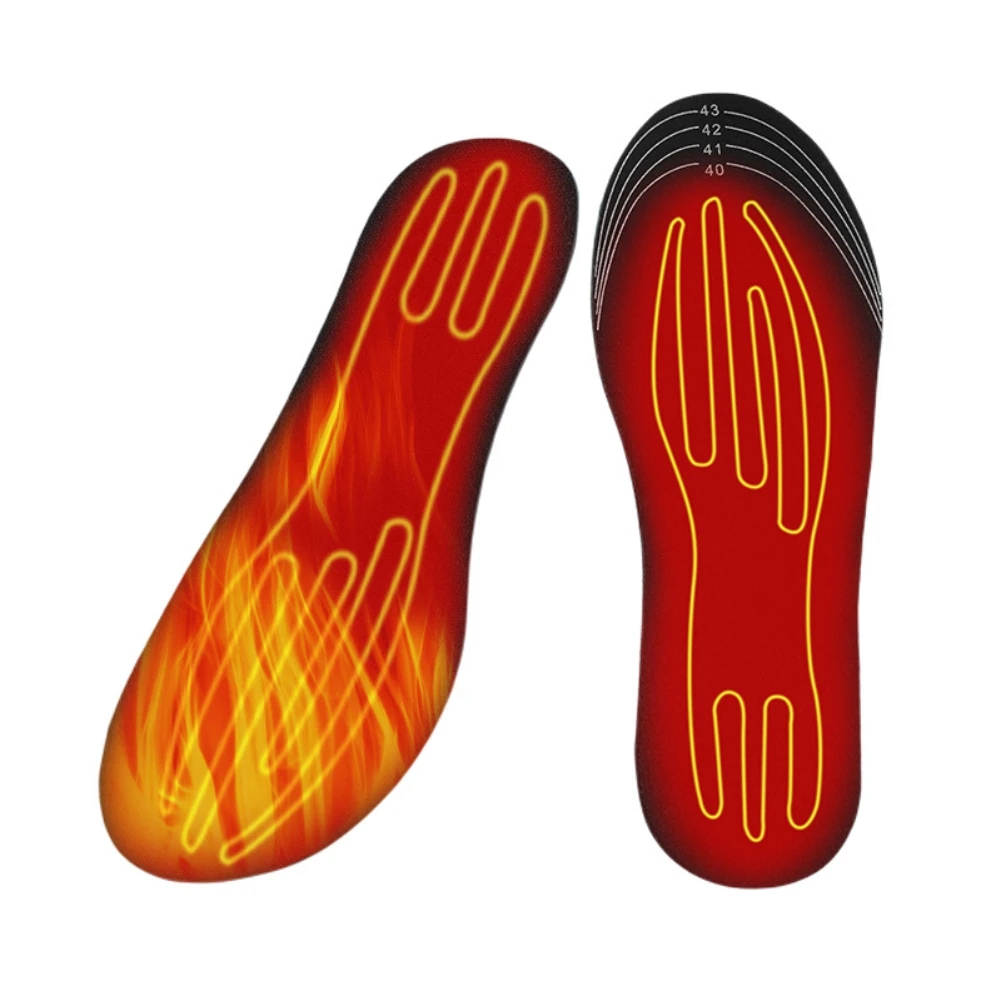 

Ski USB Heated Insoles Thick Light Weight for Hunting Hiking Fishing Winter Warm Cutable Heating Insoles for Cycling Camping