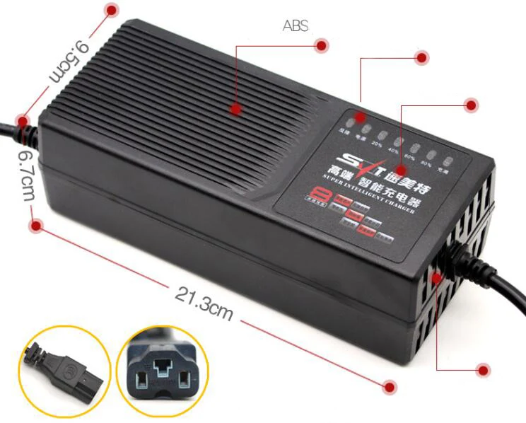 72V 50AH Intelligent pulse lead-acid cell battery charger Electric cart big power | Chargers