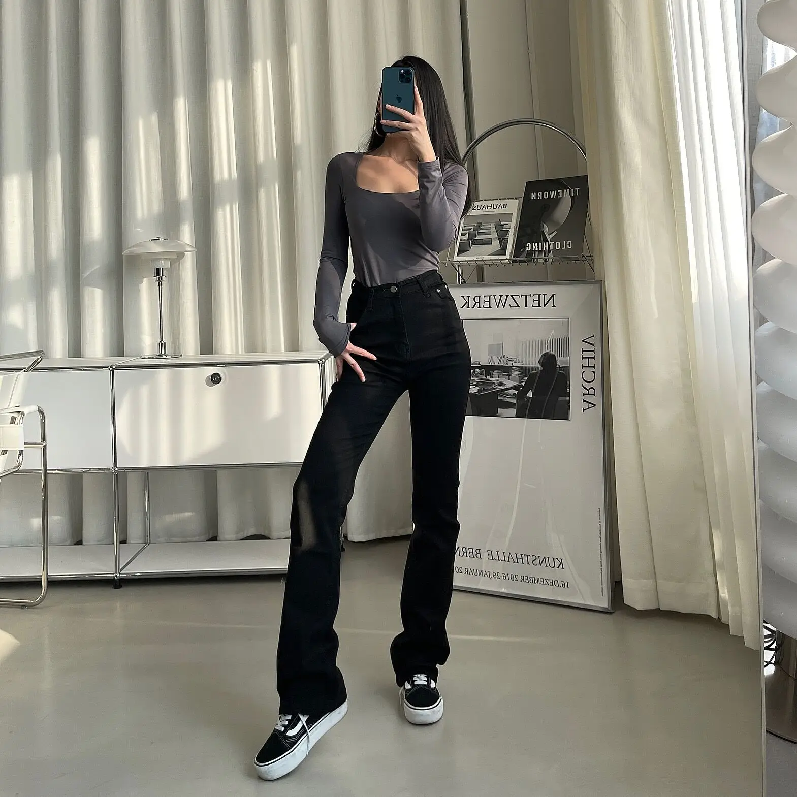 

Long Tshirts for Women Femme Tops Blusas Long Sleeve Poleras Mujer Camisa Femenina White Black Elegantes Fashion Solid Tee Y2K