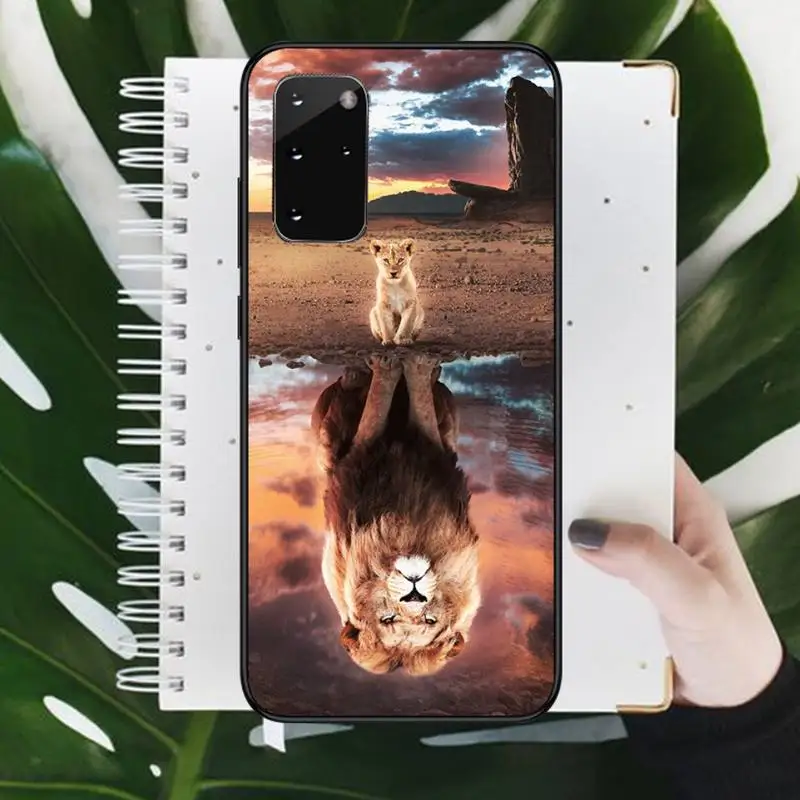 

The Lion king animal Phone Case For Samsung galaxy S 9 10 20 A 10 21 30 31 40 50 51 71 s note 20 j 4 2018 plus