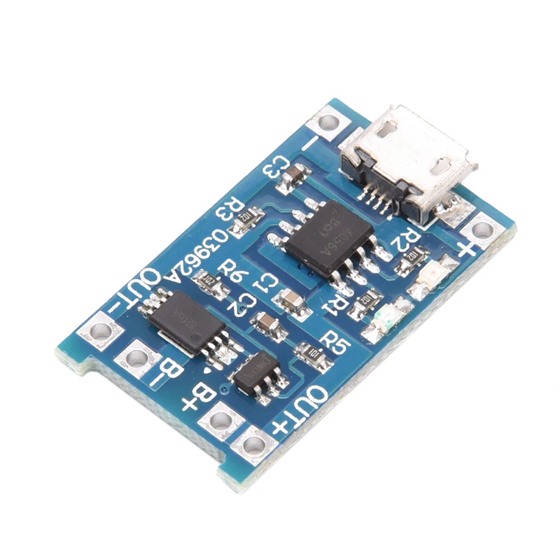 2 шт. 5 в 1A Micro USB 18650 литиевая батарея зарядное устройство Модуль + защита двойные