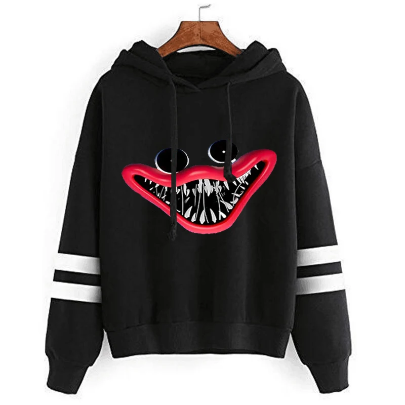 

Huggy Wuggy Poppy Playtime Hoodie Anime Game Print Sweatshirt Women Tops Autumn Winter Pullover Harajuku Sudaderas Clothes