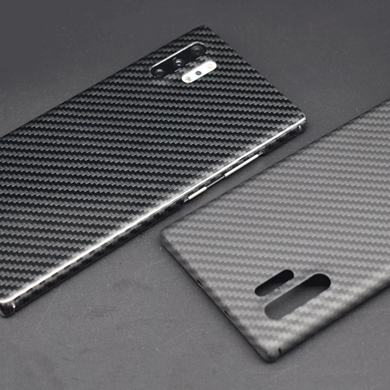 Для samsung Note 10 Plus чехол Роскошный тонкий из настоящего углеродного волокна противоударный Броня задняя крышка чехол для телефона samsung Note 10