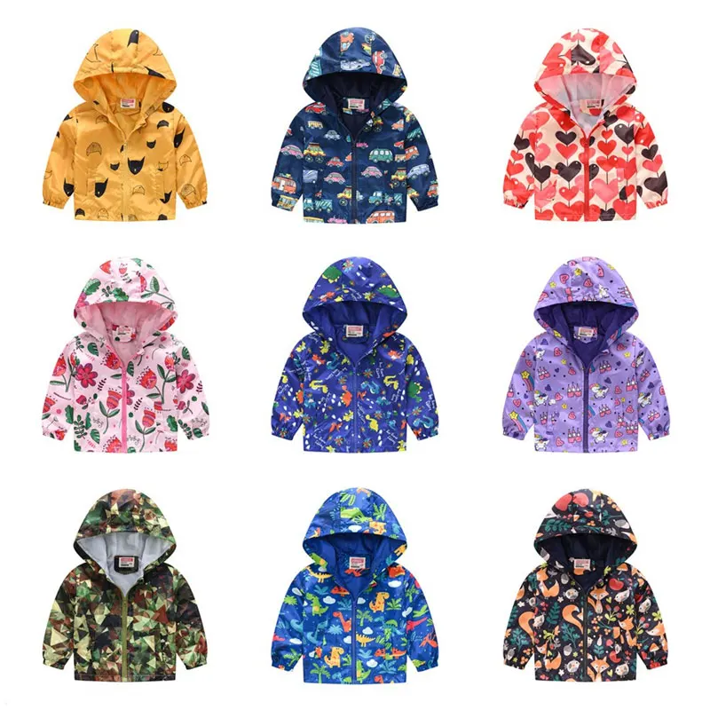 

Spring & Autumn Children's Outfits Toddler Jacket Baby Girl Fall Clothes Kid's Breathable Hooded Coat Fashion Boy's Clothes 2-6Y