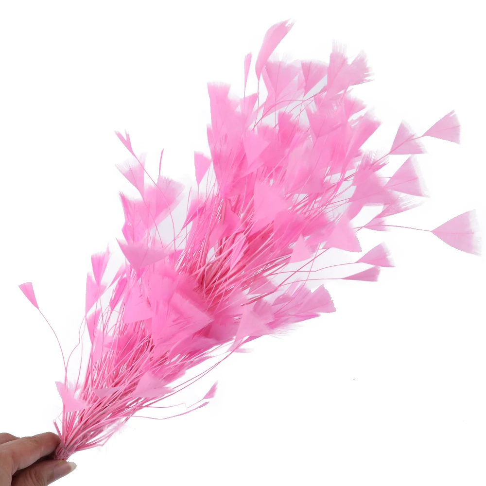 

Beautiful Turkey Feathers Flower Headwear Wedding Party Decoration Supplier Feathers for Crafts 25-30Cm Plumes Headpieces