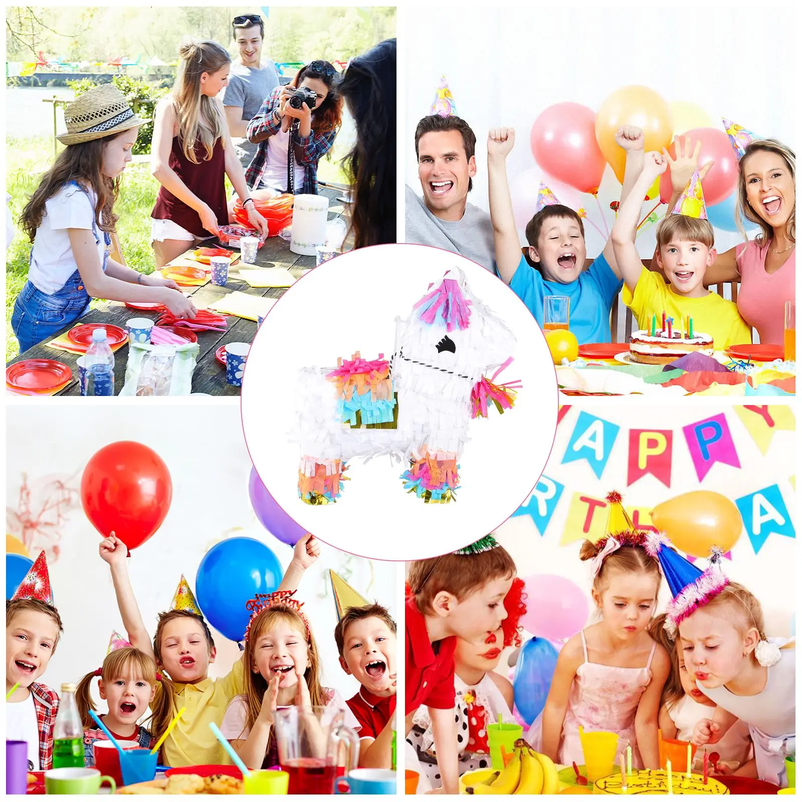 Смешная детская пиньята - творческое декоративное разрушительное игрушка для наполнения сахаром на день рождения для вечеринки.