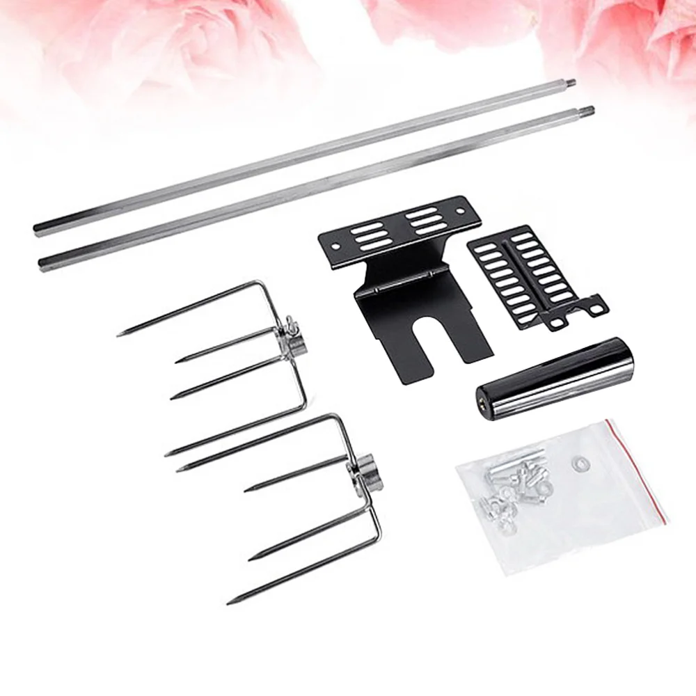 

Outdoor Automatic Overturn Grill Portable Barbecue Grill Stainless Steel Barbecue Machine with US Plug