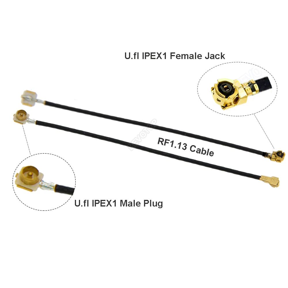 5 шт./лот U.fl IPX IPEX1 Женский к Разъем RF1.13 коаксиальный радиочастотный Перемычка WIFI