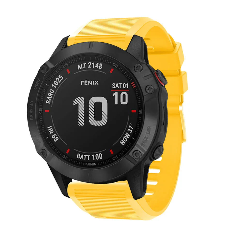 26 22 20 мм ремешок для часов Garmin Fenix 5 5X 5s 3 HR для Fenix 6X6 6S Pro Watch Quick Release силиконовый ремешок Easyfit