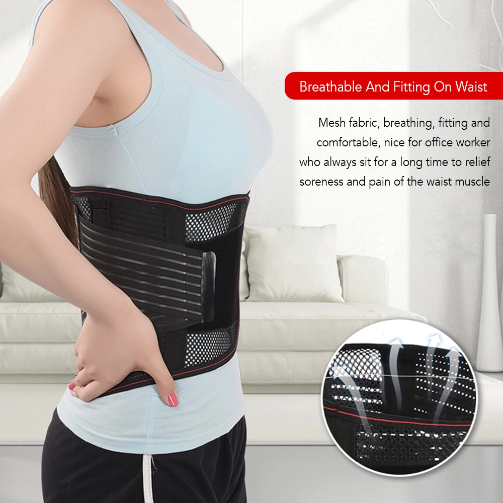 Регулируемый нижний бандаж для спины облегчение боли пояс поддержки Корректор
