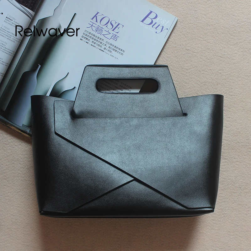 Сумка Relwaver женская из натуральной кожи саквояж кросс боди в минималистичном