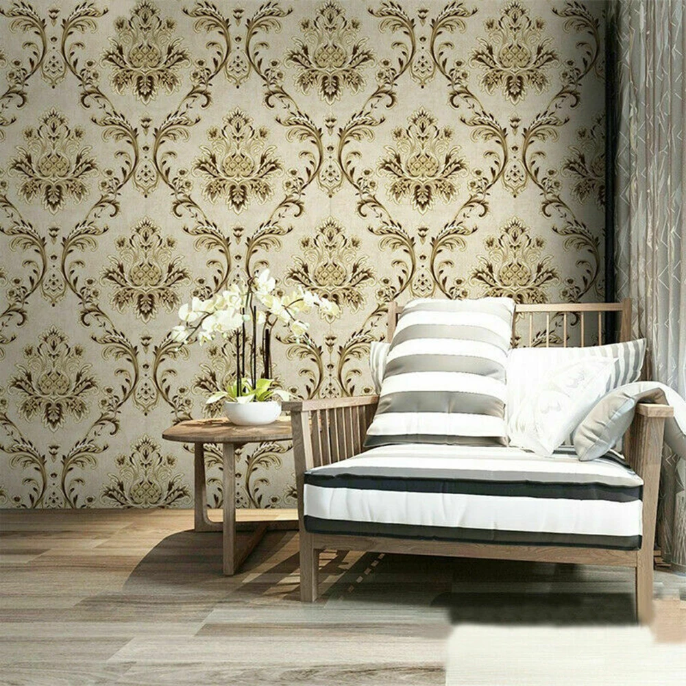 Кухонная настенная наклейка фон для телевизора Дамаск европейский стиль