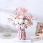 Искусственный букет в скандинавском стиле, украшение для обеденного стола, цветов, искусственный цветок в стиле мори, украшение для гостиной