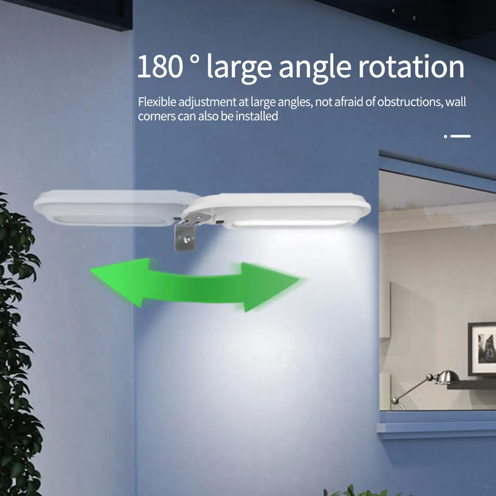 Панельная Светодиодная лампа на солнечной батарее уличный прожектор настенный