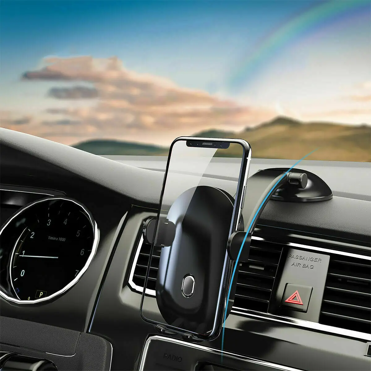 

Dashboard Car Phone Holder Phone Case holder with Strong Suction Cup Universal Adjustable Phone Mount