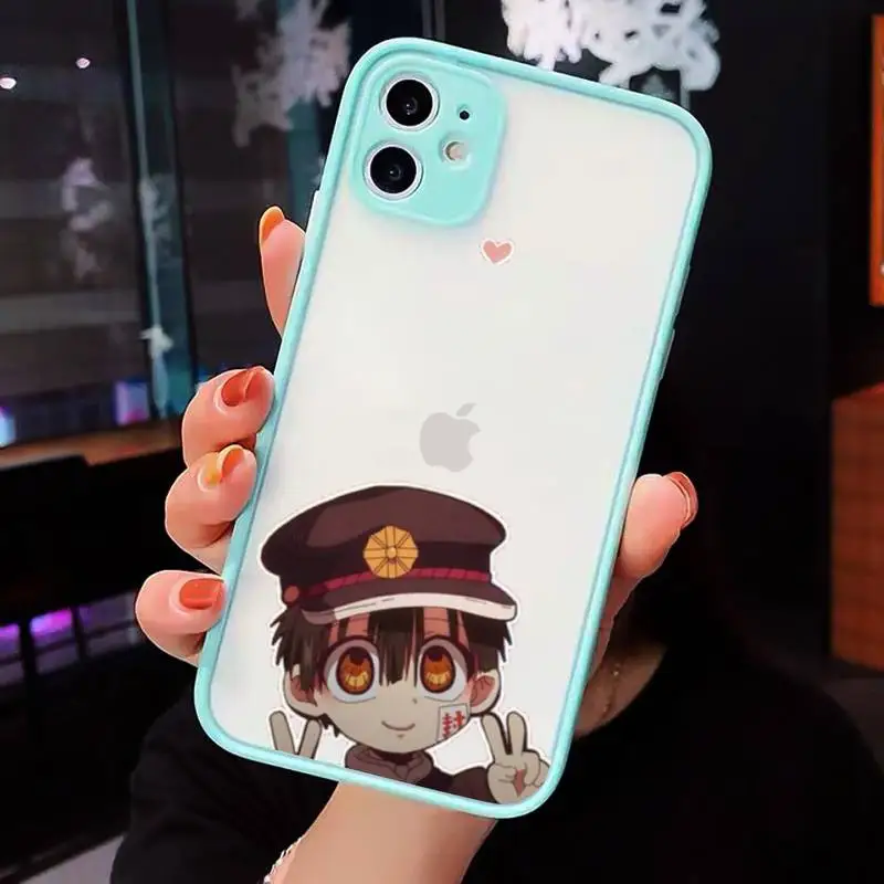 

Toilet Bound Hanako kun anime Phone Cases matte transparent For iphone 7 8 11 12 plus mini x xs xr pro max cover