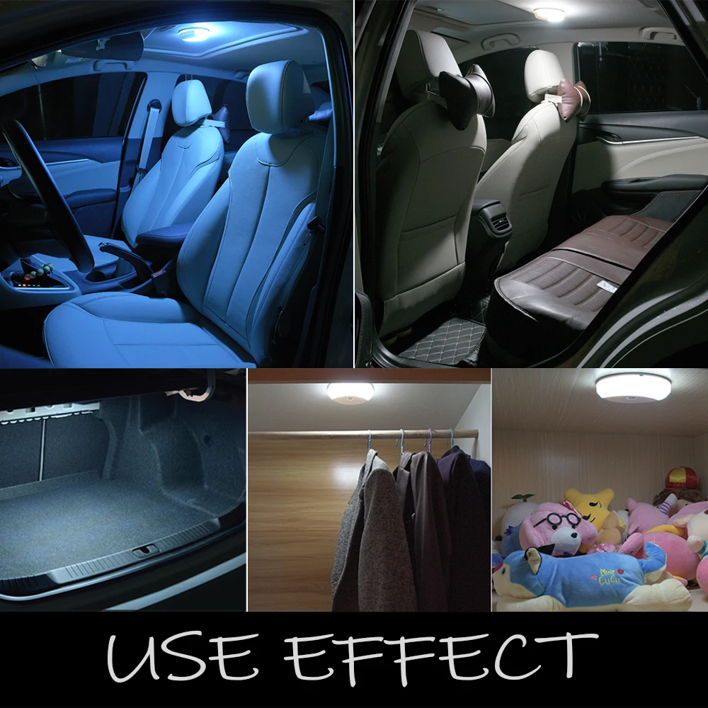 Светодиодный светильник для чтения интерьера автомобиля USB зарядка магнит на