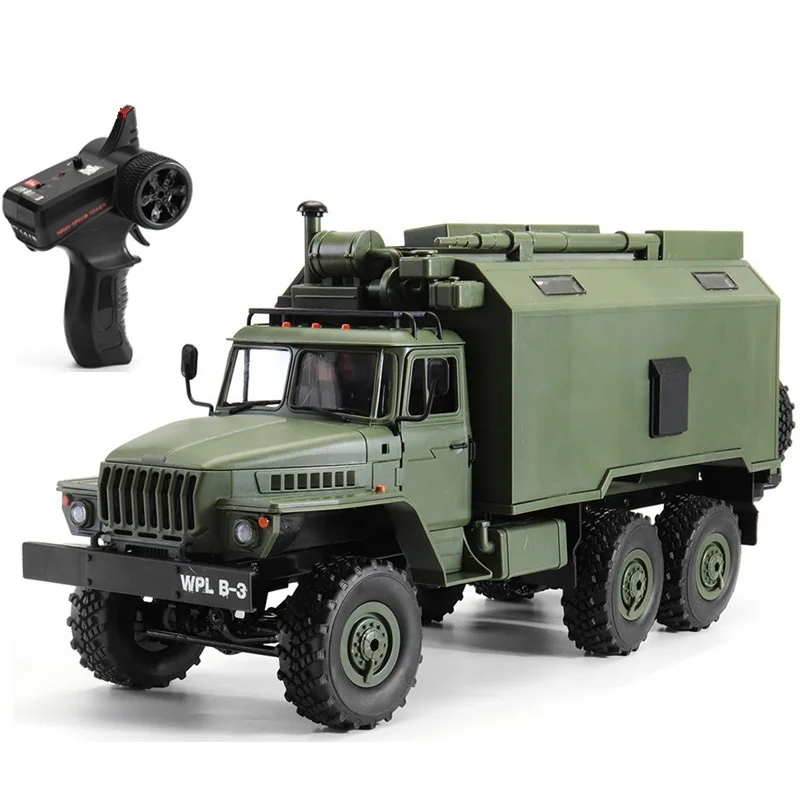 R/C военный грузовик B-3 советская Урал командная машина 2 4G RC автомобиль со