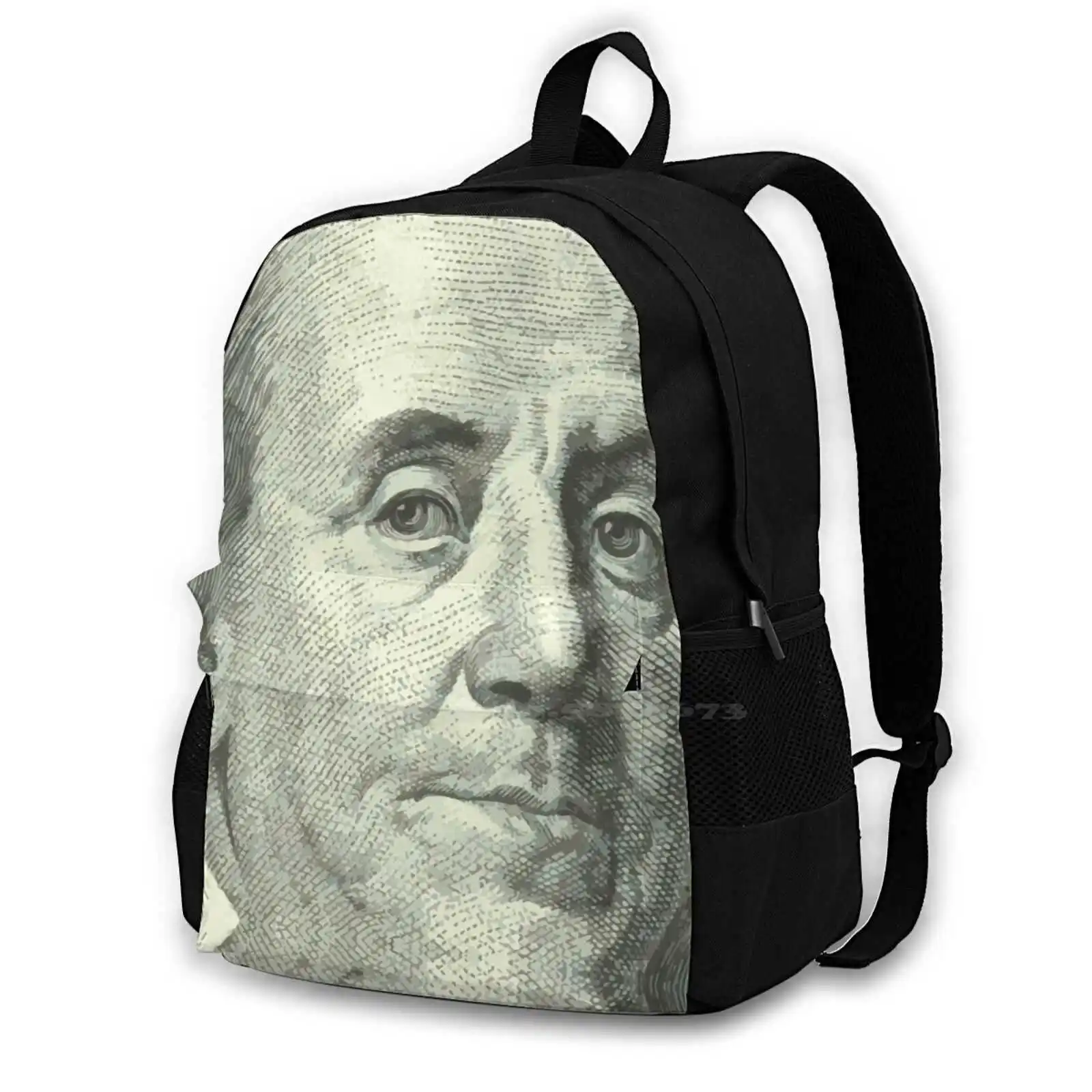 

Dollar (Money) Usa School Bag Big Capacity Backpack Laptop 15 Inch Money Music Jukin Videos School Heaven Rhythm Godot