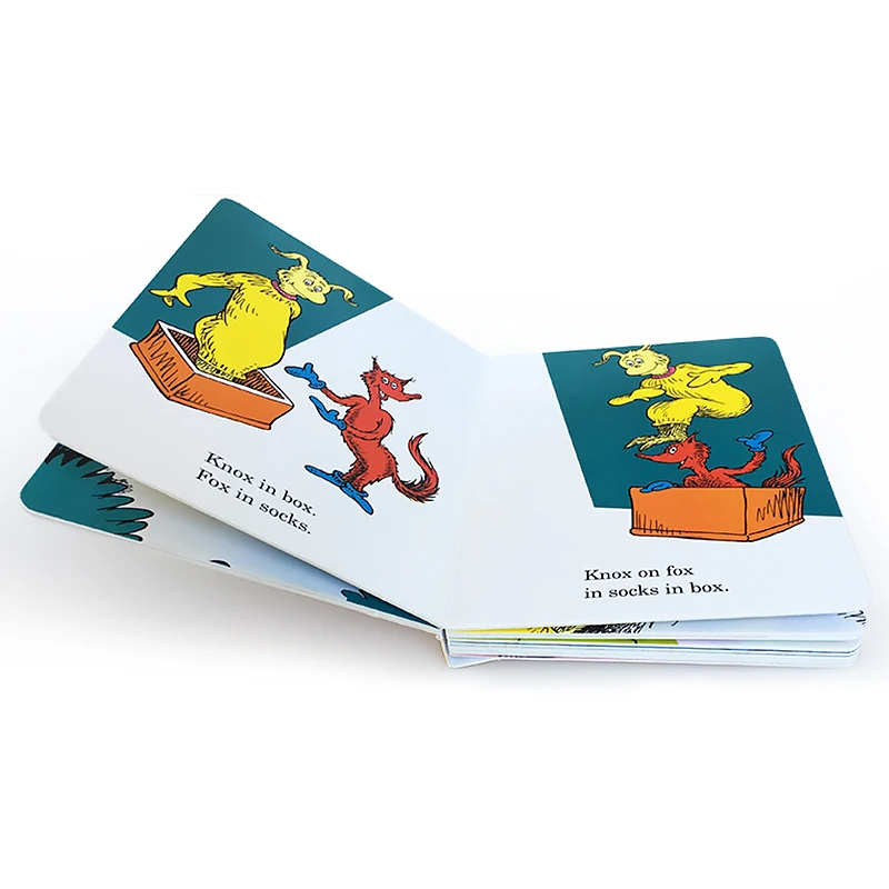 Английские настольные книги для детей Dr Seuss книга спутанников языка лисицы в