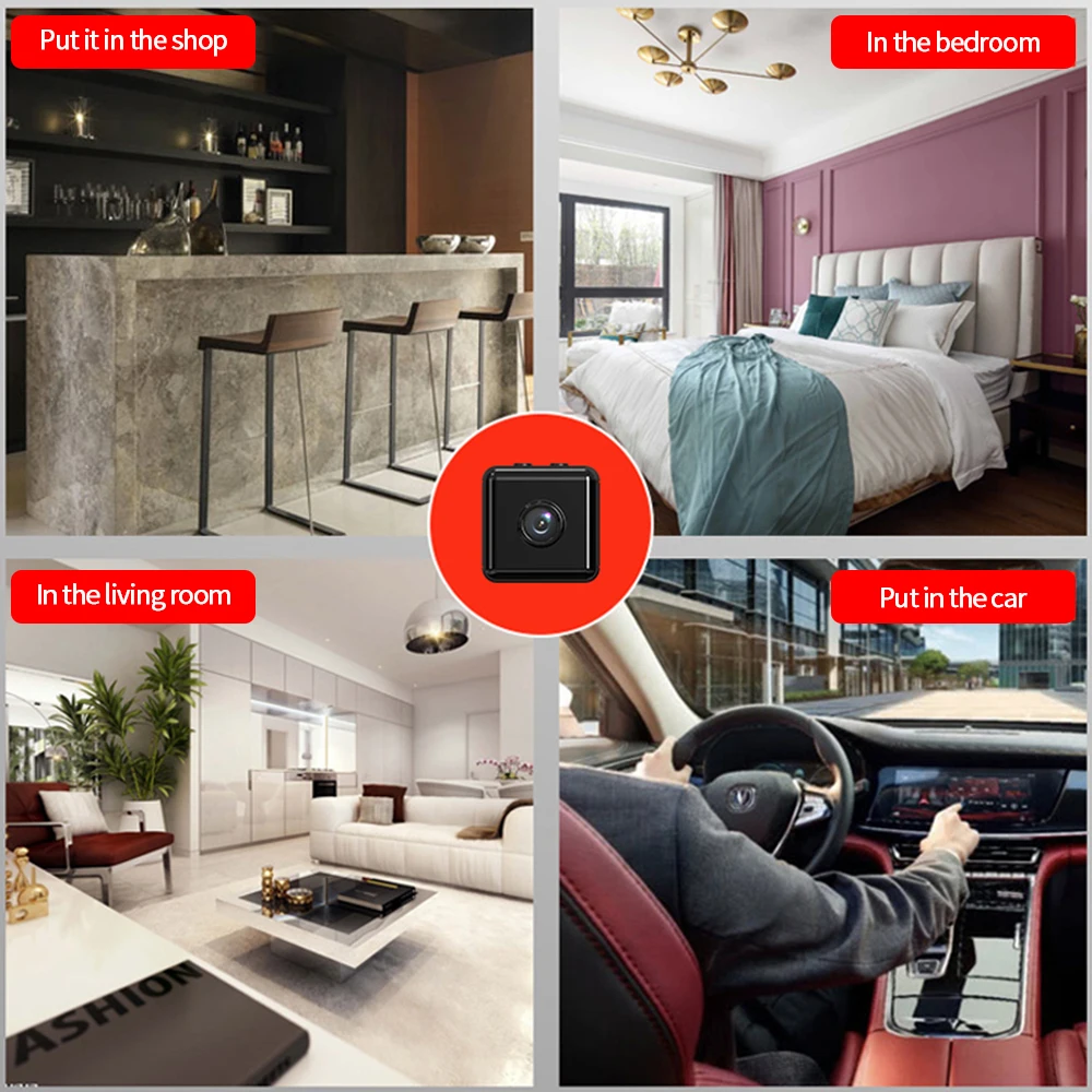 

X6D Mini Camera 1080P IP Camera Voice Video Security Wireless Mini Camcorders Cameras Wifi Camera
