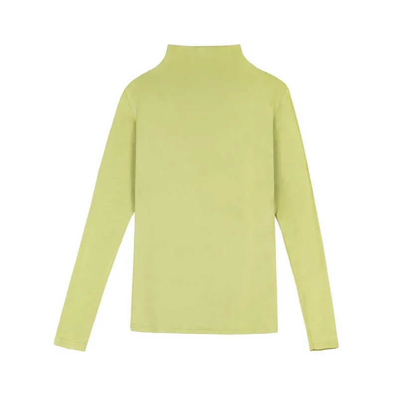 

Half-turtle- neck Base Long Sleeve Solid Color Modal T- Shirt 2020new Style Hot Selling New 's Spring and Summer Top