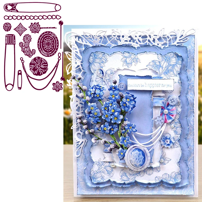 Уникальное кольцо с иглой для волос зажим в цветочек металлический резной пресс