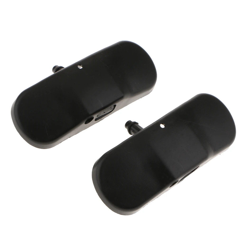 

Pair Black Windshield Washer Wiper Spray Nozzle For VW Tiguan 5N 2008-2014 Washer Nozzle Jet Wiper Spry