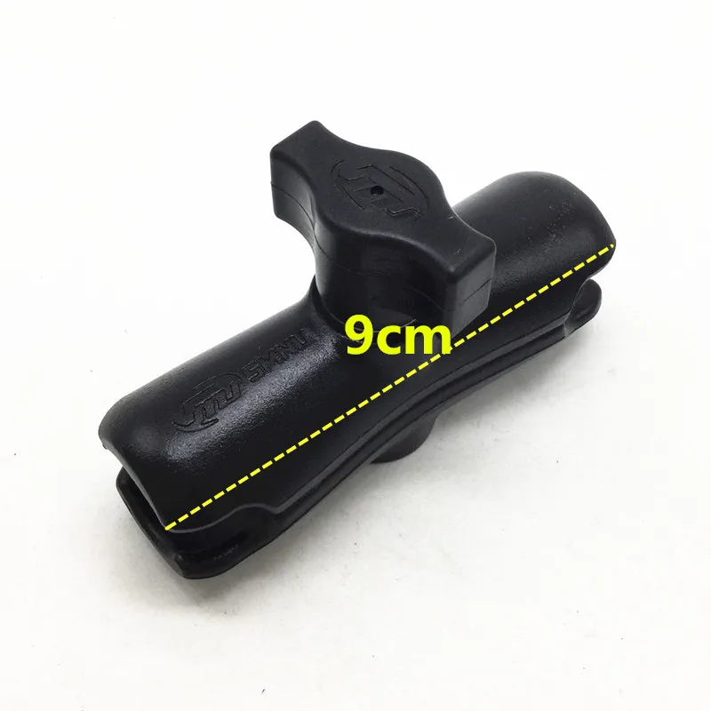 1pcs 9cm Сверхмощное настенное крепление с 1 дюймовым шаровым двойным гнездом, крепление для велосипеда, мотоцикла, набор для крепления для мобильного телефона, крепление для оперативной памяти - Цвет: 1pcs 9cm