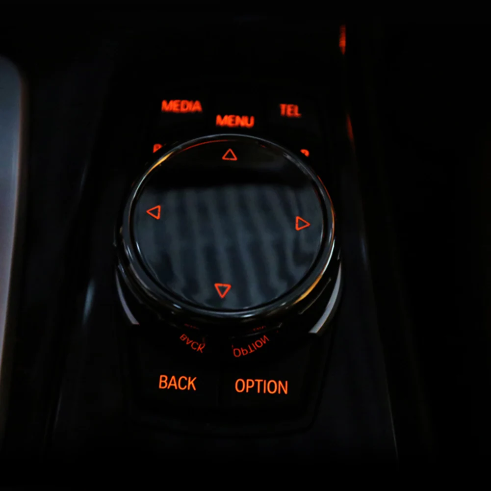 

Car Multimedia Button Knob Cover Ceramic Black For BMW X1 F25 X3 X4 F15 X5 F16 X6 1 2 3 5 Series F10 F20 F30 F34 Car Interior
