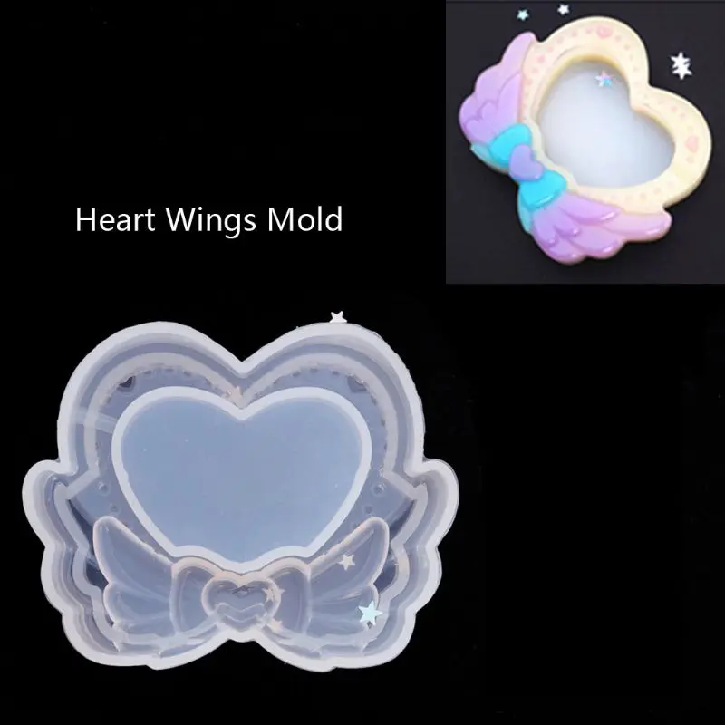 Whale Cat Heart Ghost Quicksand Pendant Resin Silicone Mold Jewelry Making Tool | Украшения и аксессуары