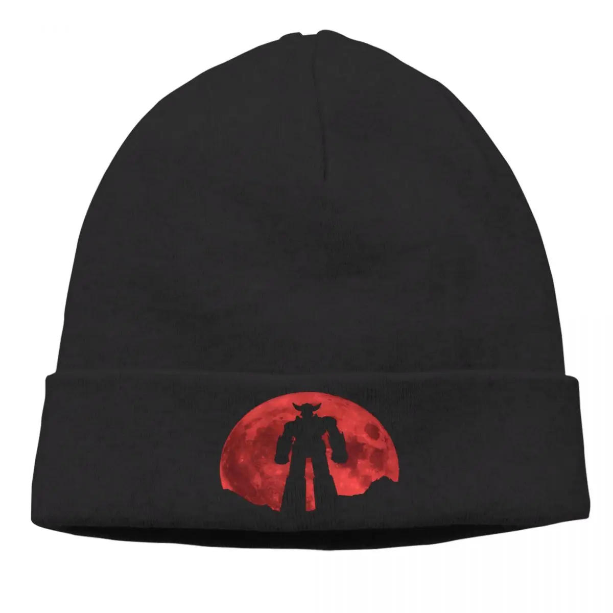 

Мужская шапочка Red Moon, вязаная шапка для улицы, НЛО, робот, греназур, Hero, аниме шапочки, облегающие шапки, креативные тканевые шапки