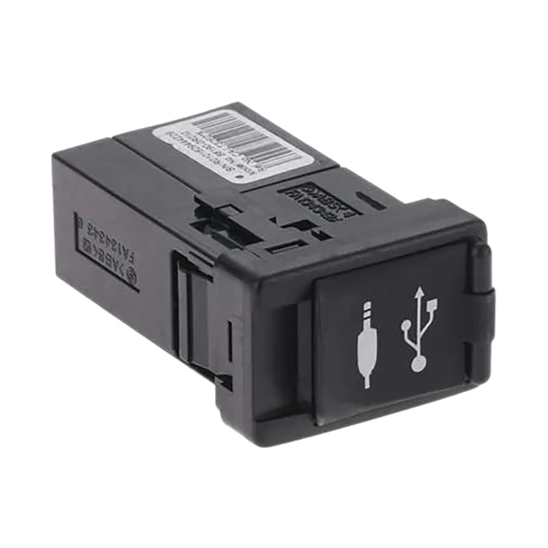 

AUX USB Port Adapter, Auxiliary Audio Input Jack Car Radio Repair Part, Fits for Toyota Corolla Camry 86190-0R010