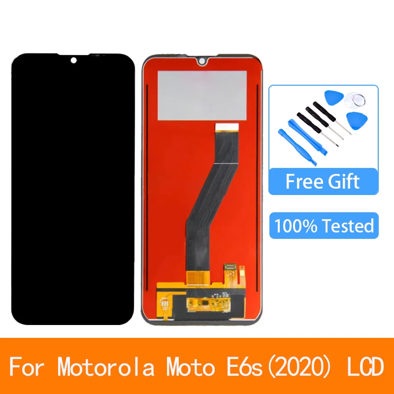 

100% тестирование оригинальные ЖК-дисплей Экран для Moto E6S 2020 ЖК-дисплей Дисплей для Moto E6S XT2053-1 Дисплей ЖК-дисплей Экран с сенсорным экраном диг...
