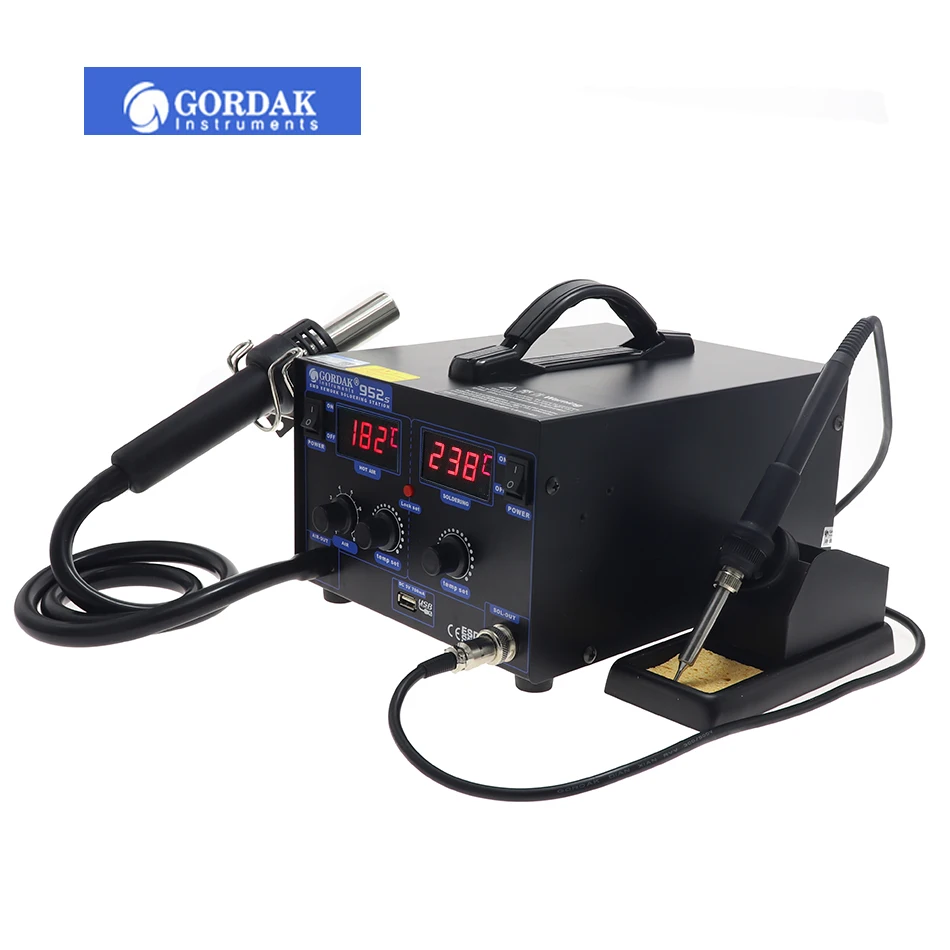 GORDAK 952 952S Горячая воздушная пушка паяльная станция Электрический паяльник с