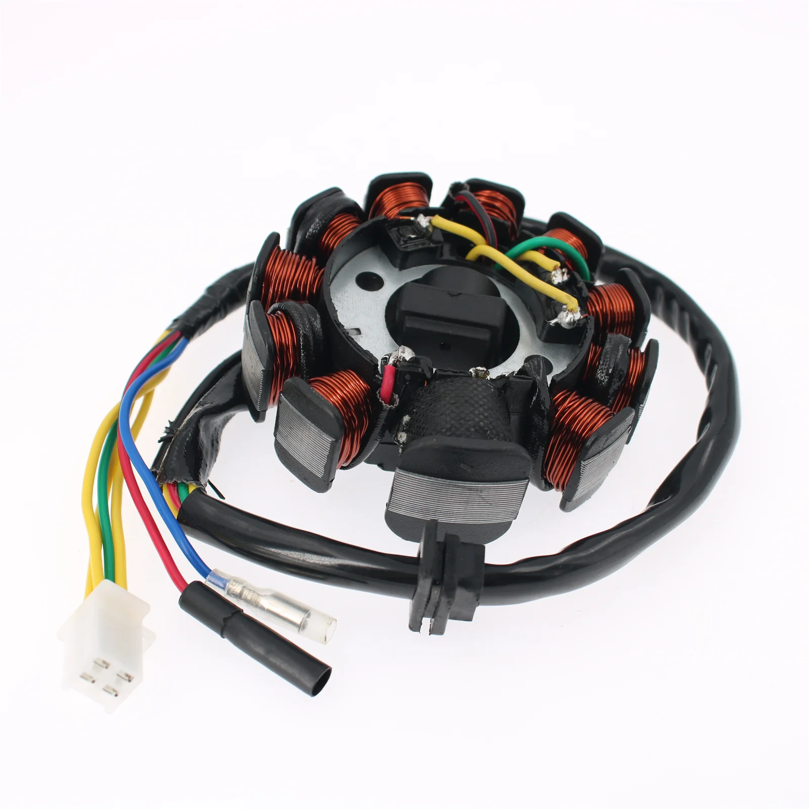 

WILEBO GY6 125cc 150cc 11 Coil Magneto Stator for Chinese Moped ATV Go-Kart 152QMI 157QMJ Engine