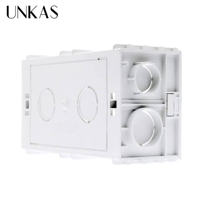Внутренняя кассета UNKAS распределительная коробка для монтажа в стену белая