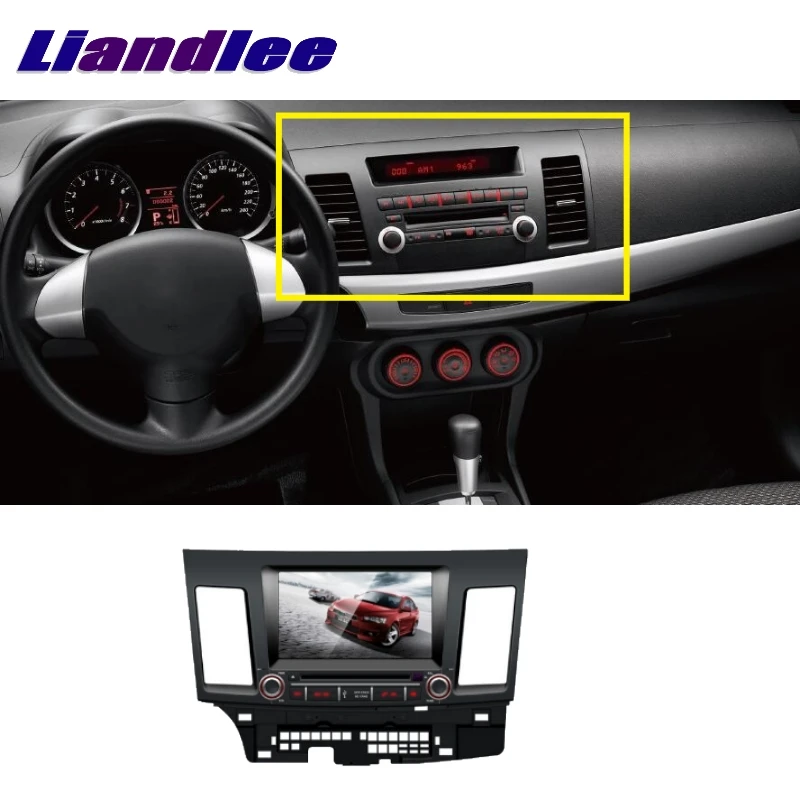 Автомагнитола для Mitsubishi Lancer Fortis iO EX LiisLee мультимедийный ТВ DVD GPS аудио Hi-Fi Радио