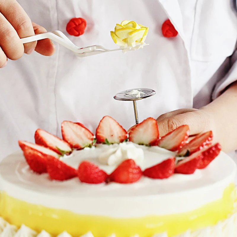 Пластиковые ножницы для крема и цветов нержавеющая сталь 2 шт./компл.|Украшения