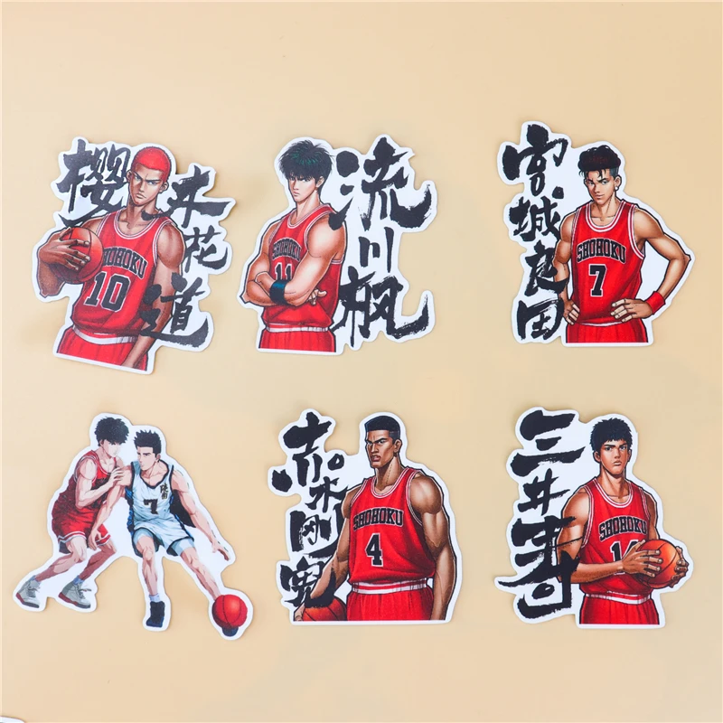 16 шт. милые наклейки с персонажами аниме кавайные напитки Бумажные Клейкие для