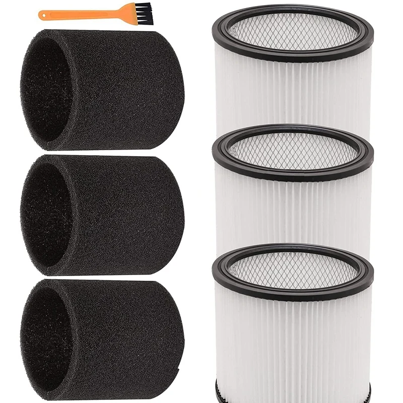 

Vacuum Filter For Shop Vac 90304 Cartridge Filter, 90585 Foam Sleeve, For ​Shop-Vac 5 Gallon Up Wet/Dry Vacuum Cleaner