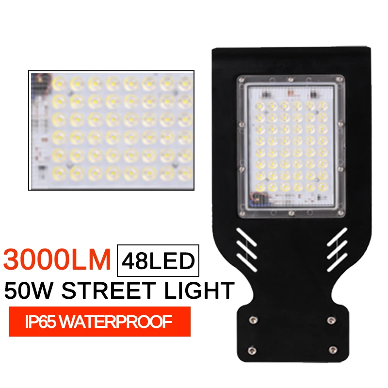 50/100W 220V 48 светодиодный настенный светильник Водонепроницаемый IP65 уличные фонари сад шоссе парковки двор промышленного освещения дороги
