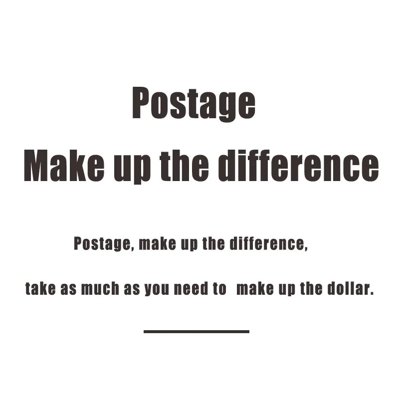 

Freight Difference： 1 USD