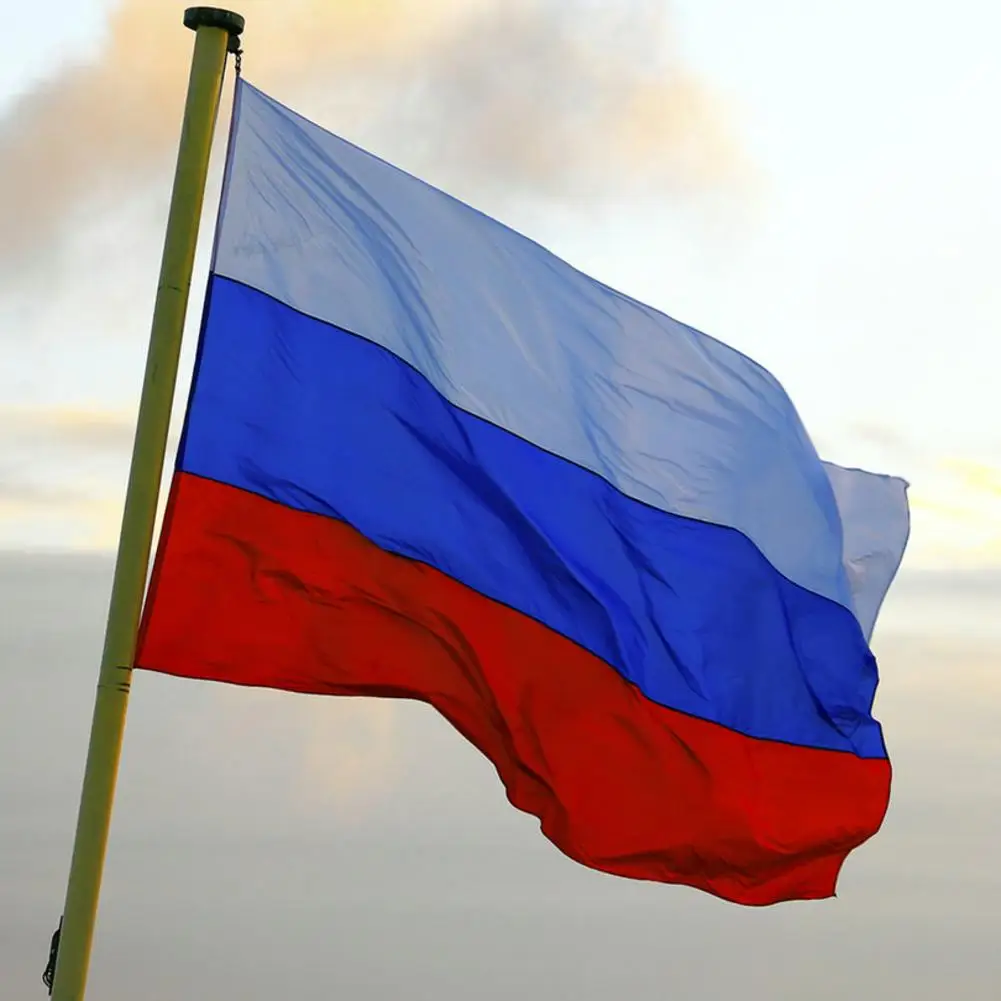 

90*150cm Hot Sale Russia National Flag Hanging Flags Office/Activity/Parade/Home Decoration Banner For Festival The World Cup