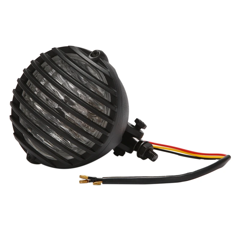 

Motorcycle Front Headlight with Grill Cover Housing Motorcycle Headlight Grill Motorcycle Light for Prince